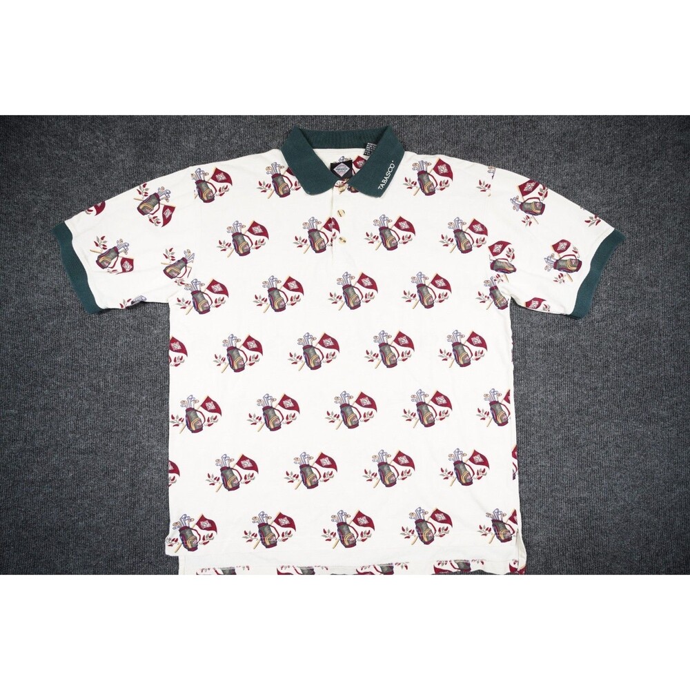 VTG Tobasco Golf Shirt AOP Size L